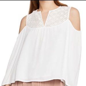 BCBG cold shoulder blouse